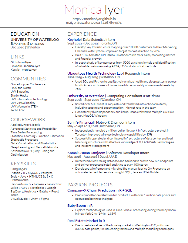 My Resume